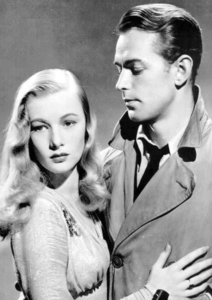 Veronica Lake and Alan Ladd
